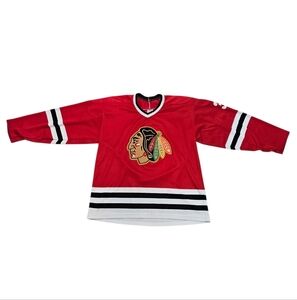CCM Chicago Blackhawks Custom Fischer #32 Hockey Jersey – Red – Large